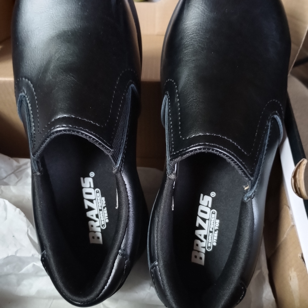Steel toed non slip shoes for women